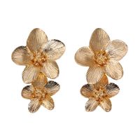 2019 Nouveau  Chaude Vedette Matériel Métal Alliage Boucles D'oreilles Européen Et Américain Exagérée Strass Gravier Boucles D'oreilles Bijoux sku image 2