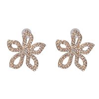 52182 Jujia Retro Europäische Und Amerikanische Mode Neue Accessoires Blumen Farbe Diamant Form Exquisite Mode Ohrringe Ohrringe main image 7