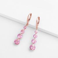 Womens Teardrop Shaped Zircon Ocesrio Earrings Nhas123010 main image 2