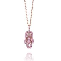 Womens Stylish Temperament In Pink Copper Necklaces Nhxk122923 sku image 2