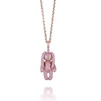 Elegante Mujer Temperamento En Cobre Rosa. Collares. Nhxk122923 sku image 2