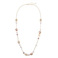 Creative Multi-layer Drop Oil Flower Leaf Necklace Nhqd123469 main image 9