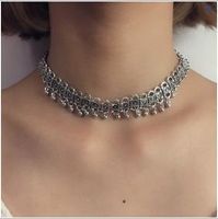 Womens Teardrop Electroplated Alloy Necklaces Nhgy123317 sku image 2