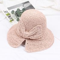 Japanese Solid Color Folding Holiday Beach Visor Nhxo123444 sku image 3