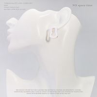 Neue Koreanische Einfache Silberne Nadel Ohrringe Geometrisch Trend Ige Ohrringe Ohr Schmuck Quelle Hersteller main image 5