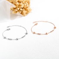 Womens Geometrically Plated Titanium Steel Bracelets &amp; Bangles Nhop123622 main image 3
