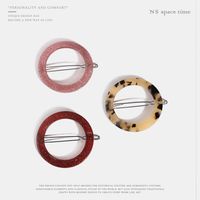 Womens Round Plated Acrylic Hair Accessories Nhqs123653 main image 1