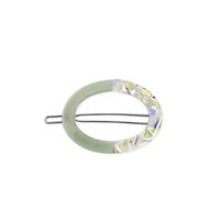 Womens Oval Plated Acrylic Hair Accessories Nhqs123660 main image 6