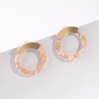 Womens Round Acrylic Earrings Nhll123856 main image 2