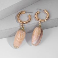 Womens Personality Hollow Shell Seashell Earrings Nhll123866 main image 2