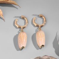 Womens Personality Hollow Shell Seashell Earrings Nhll123866 main image 4