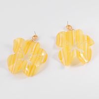 Womens Floral  Hollow Acrylic Earrings Nhll123871 main image 1