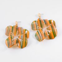 Womens Floral  Hollow Acrylic Earrings Nhll123871 main image 9