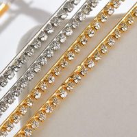 Womens Geometric Rhinestone Alloy Earrings Nhbq123964 main image 4