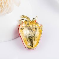 Korean Style Fruit Alloy Stoving Varnish No Inlaid Women's Brooches main image 4
