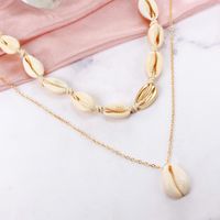Womens Shell Creative Hand Weaving Alloy Necklaces Nhgy123981 main image 4