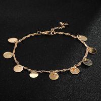 Womens Disc Plating Alloy Ankle Bracelet Nhgy123985 main image 6