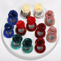 Japanische, Koreanische Und Koreanische Mori Kreative Essigsäure Platte Blumen Ohrringe Einfache Kreative Trend Damen All-match-ohrringe main image 3