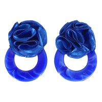 Japanische, Koreanische Und Koreanische Mori Kreative Essigsäure Platte Blumen Ohrringe Einfache Kreative Trend Damen All-match-ohrringe main image 4