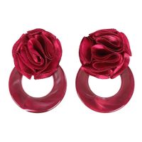 Japanische, Koreanische Und Koreanische Mori Kreative Essigsäure Platte Blumen Ohrringe Einfache Kreative Trend Damen All-match-ohrringe main image 8