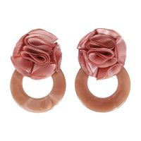 Womens Simple Creative Trend Floral Acrylic Earrings Nhjq124069 main image 12