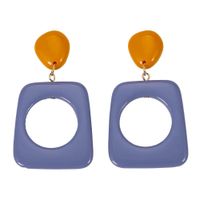 Grenz Überschreitende Heiß Verkaufte Essigsäure Platte Ohrringe Geometrische Kreative Acryl Platte Ohrringe Schmuck Großhandel main image 6