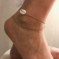 Womens Geometric Natural Shell Ankle Bracelet Nhxr124106 main image 3