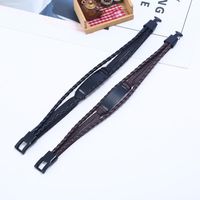 Unisex Geometric Vintage Weaving Artificial Leather Bracelets &amp; Bangles Nhpk124828 main image 5