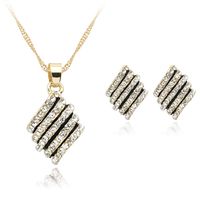 Womens Rhinestone Alloy Jewelry Sets Nhdr124829 main image 1