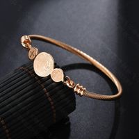 Simple Style Geometric 303 Stainless Steel 304 Stainless Steel 18K Gold Plated No Inlaid In Bulk main image 8