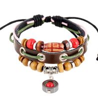 Unisex Geometric Leather Bracelets &amp; Bangles Nhpk124866 main image 5