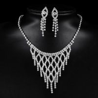 Simple Long Exquisite Necklace Jewelry Sets Nhdr124873 main image 4