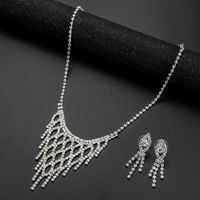 Simple Long Exquisite Necklace Jewelry Sets Nhdr124873 main image 5