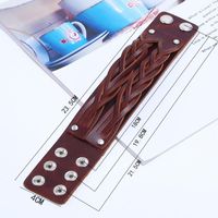 Simple Multi-layer Weave Unisex Geometric Leather Bracelets &amp; Bangles Nhpk124908 main image 5