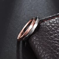Couple Style Geometric Stainless Steel Rings Nhhf124957 main image 6