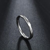 Couple Style Geometric Stainless Steel Rings Nhhf124957 sku image 16