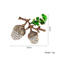 Womens Pine Cone Oil Hazelnut Pine Nuts  Alloy Brooches Dr190505120131 main image 3