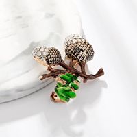 Womens Pine Cone Oil Hazelnut Pine Nuts  Alloy Brooches Dr190505120131 main image 4