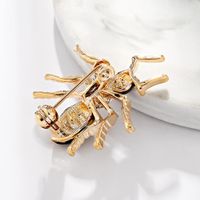 Womens Animal Plating Rhinestone  Alloy Brooches Dr190505120137 main image 5