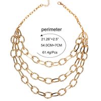 Womens Teardrop-shaped Plated Aluminum Necklaces Ct190505120147 main image 5