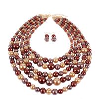 Womens Geometric Beads Beaded Beaded Necklaces Ct190505120159 main image 1