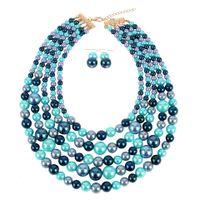 Womens Geometric Beads Beaded Beaded Necklaces Ct190505120159 main image 3