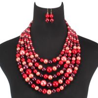 Womens Geometric Beads Beaded Beaded Necklaces Ct190505120159 main image 7