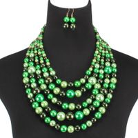 Womens Geometric Beads Beaded Beaded Necklaces Ct190505120159 main image 9