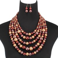 Womens Geometric Beads Beaded Beaded Necklaces Ct190505120159 main image 10