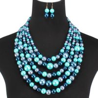 Womens Geometric Beads Beaded Beaded Necklaces Ct190505120159 main image 11