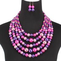 Womens Geometric Beads Beaded Beaded Necklaces Ct190505120159 main image 13