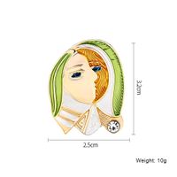 Womens Cartoon Character Fashion Cartoon Character  Plating Alloy Brooches Dr190505120162 main image 3