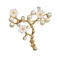 Womens Flower Slick Donut Garland Color  Alloy Brooches Gy190505120173 main image 8