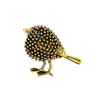 Womens Animal Plating  Sparrow Alloy Brooches Dr190505120175 main image 1